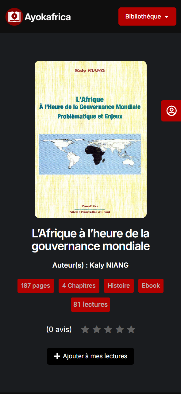 Ayokafrica : écran 3 de l’application
