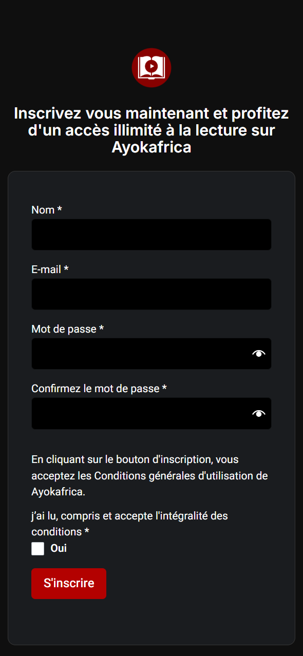 Écran 4 sur 4 de l’application : Ayokafrica