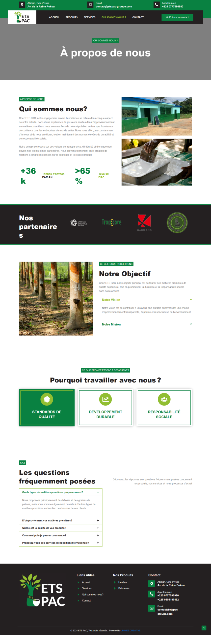 Seconde capture sur ordinateur : ETSPAC Groupe