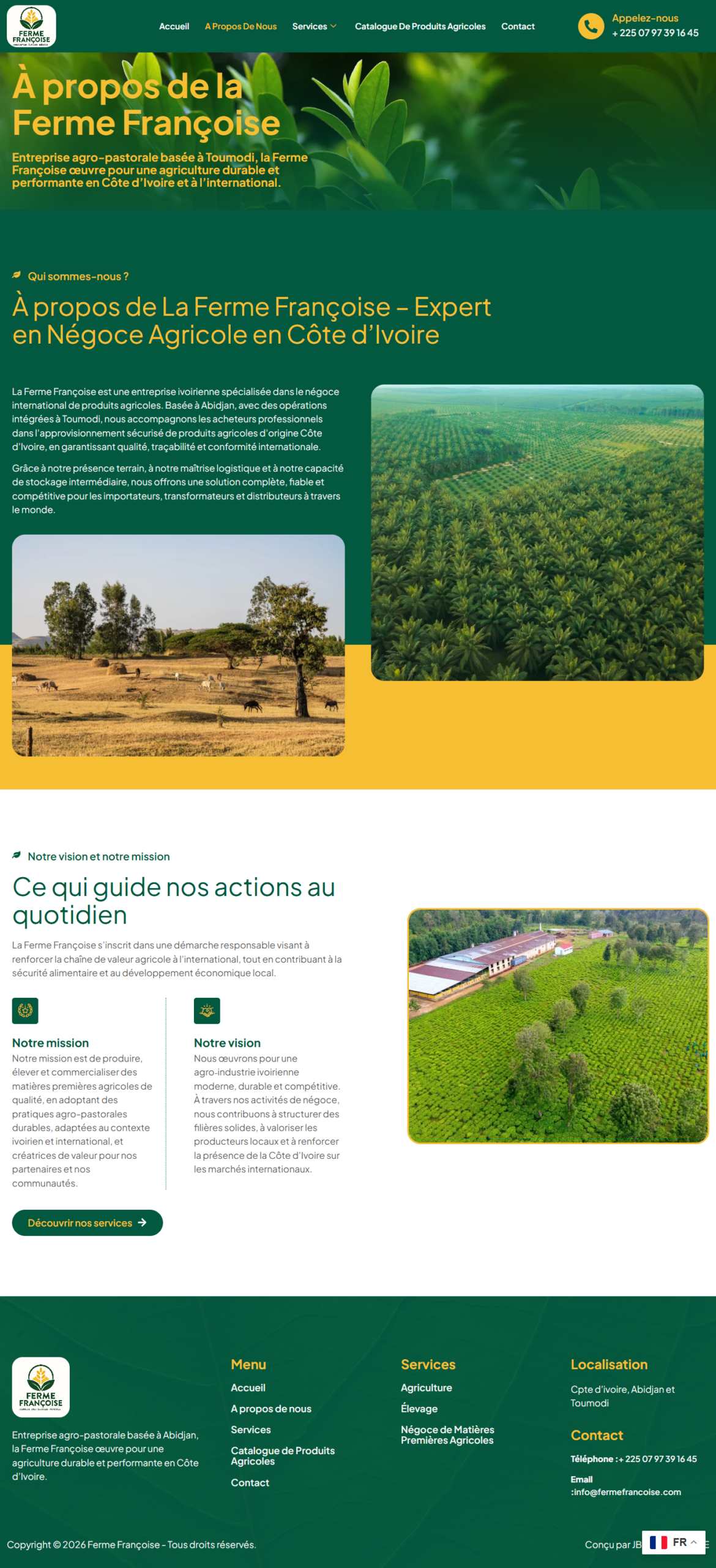 Seconde capture sur ordinateur : Ferme Françoise